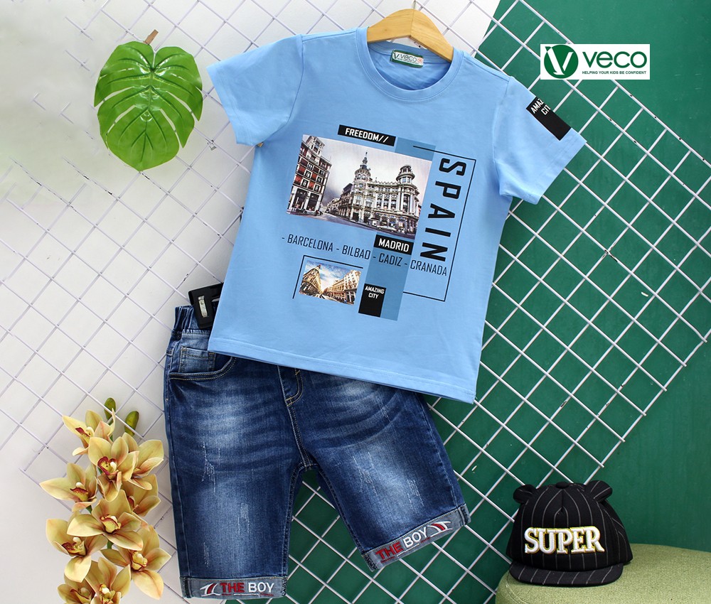 Xưởng may quần áo trẻ em xuất khẩu giá sỉ VECO